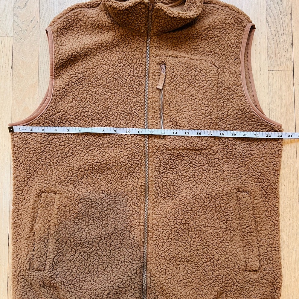 Gap Brown/Chestnut Fleece Vest - Men’s Size L - Picture 4 of 6